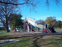 The Rocket Slide in Union Park